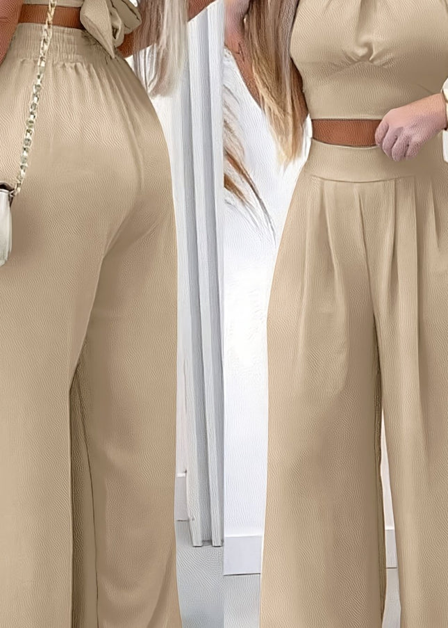 Conjunto Halter Bege Plus Size