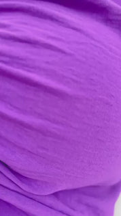 Blusa Plus Size Franzida Com Manga Flare