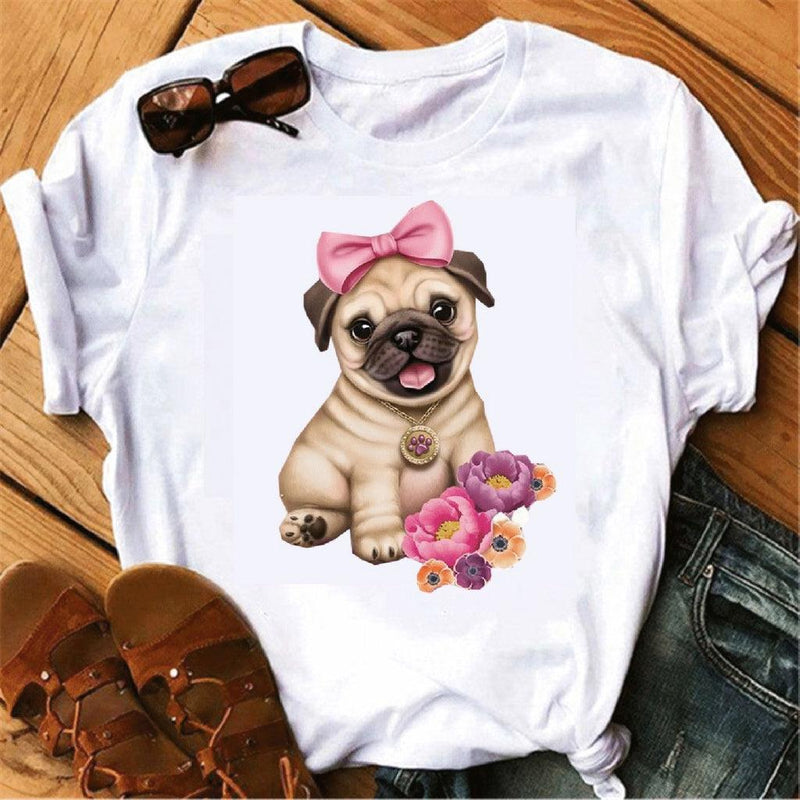 Camiseta T-shirt Cachorrinha