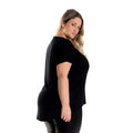 Blusa Tapa Bumbum Plus Size Preto