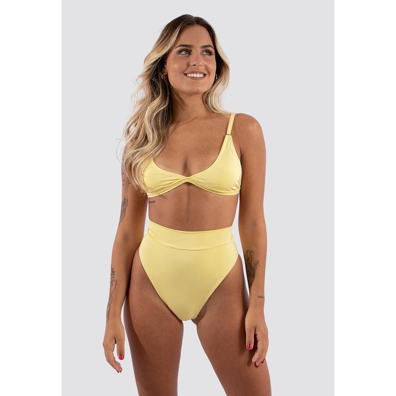 Biquini Hot Pant amarelo