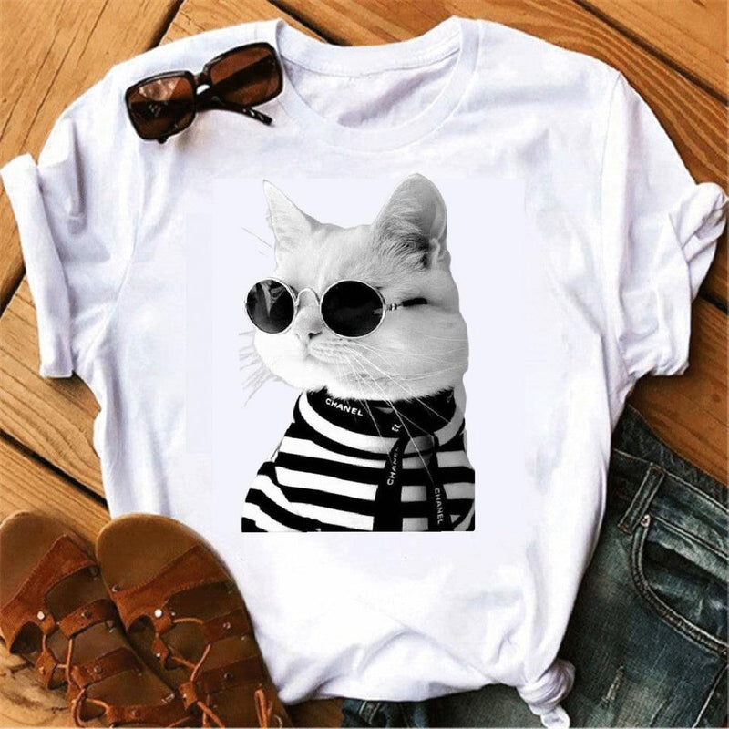 Camiseta T-shirt Gatinho