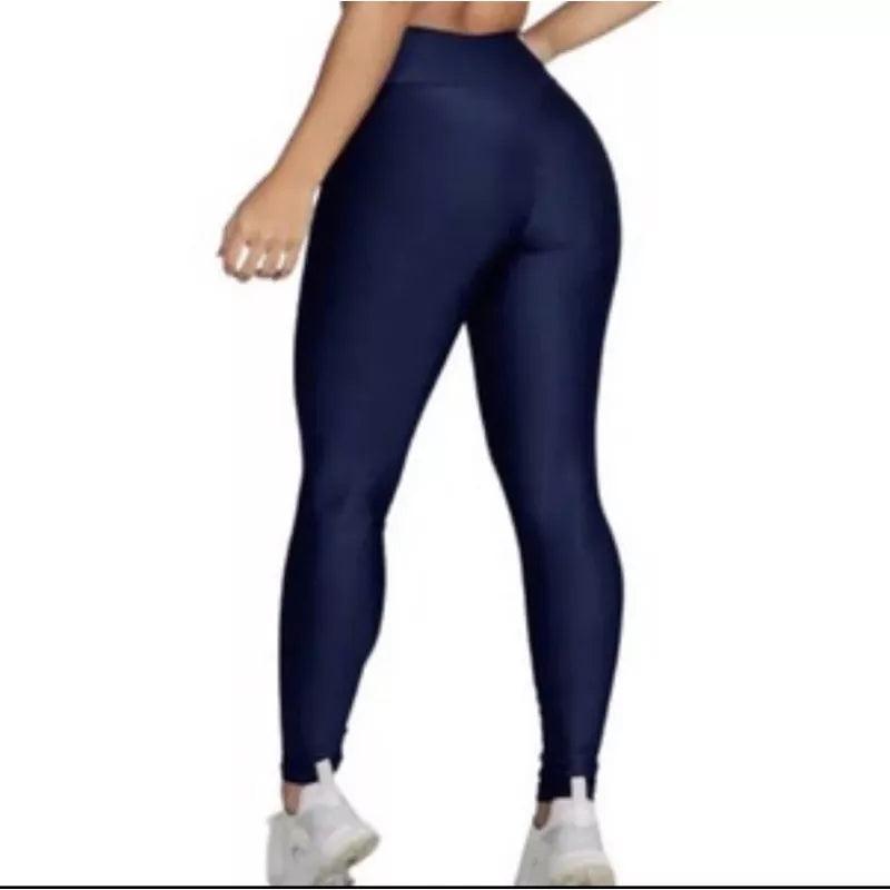 Legging Fitness Cintura Alta Marinho