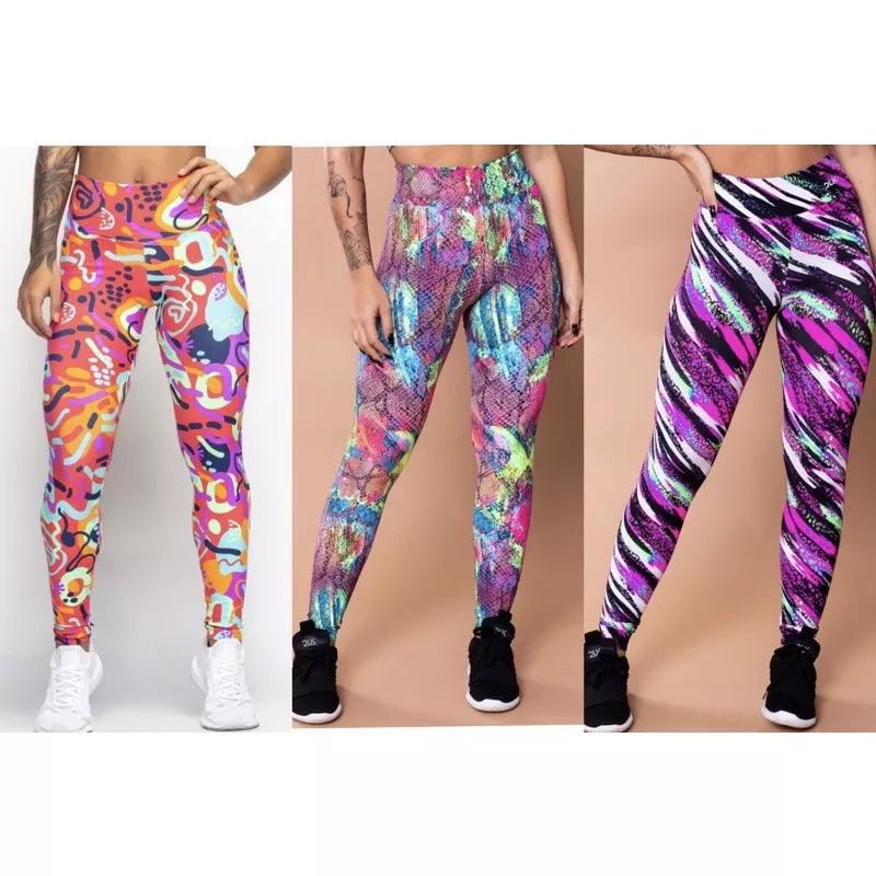 Legging Fitness Cintura Alta Estampada